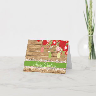 Mason Jar Christmas Card
