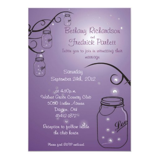 Firefly Wedding Invitations 5