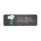 Mason Jar Hydrangeas Chalkboard Return Address