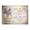 mason jar & lilacs save the date