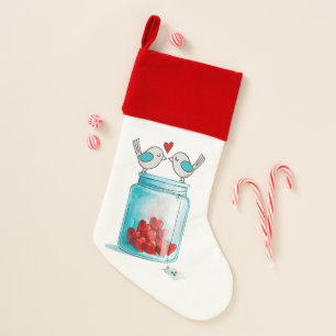 Mason Jar of Love Christmas Stocking