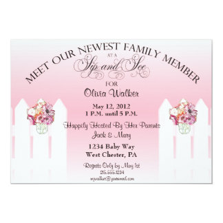 Sip N See Invitation Wording 9