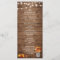 Mason Jar String Lights Wood Fall Wedding Program