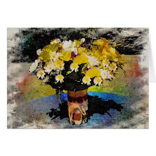 Mason Jar Summer Floral Bouquet All Occasion (Front Horizontal)