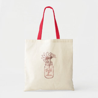 Mason Jar Tote Bag