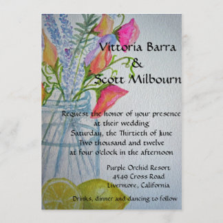 Mason Jar Wedding Invitation #3