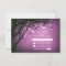 Mason jars tree country rustic wedding RSVP cards