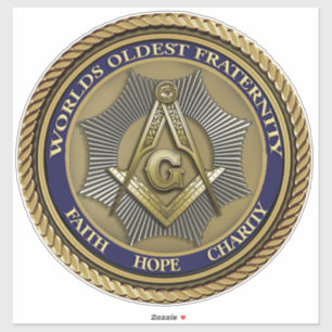 Mason Logo Masonic Order Genuine Sticker
