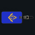Mason - Masonic Blue Bag Tag<br><div class="desc">Mason- Masonic Blue</div>