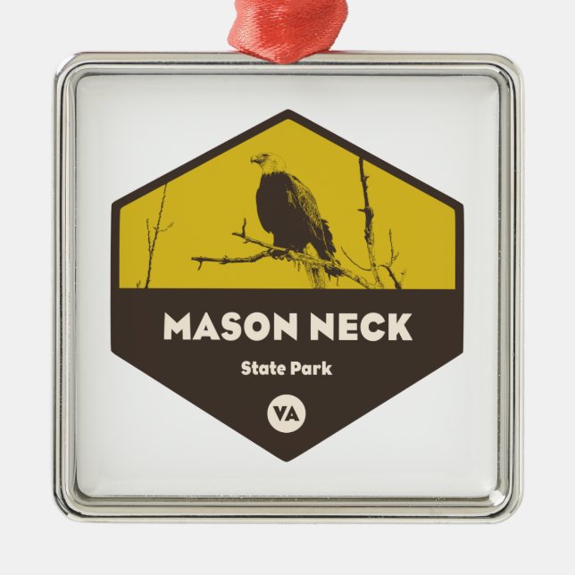 Mason Neck State Park Metal Ornament (Front)