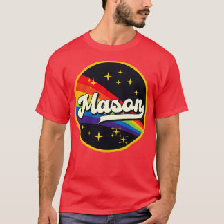 Mason Rainbow In Space Vintage Style T-Shirt