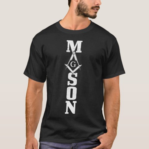 Mason Square _ Compass Masonic Symbol Freemason Sh T_Shirt