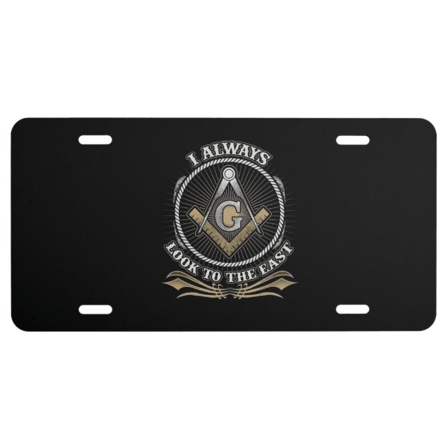 mason tag license plate (Front)