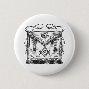Masonic Apron Pinback Button