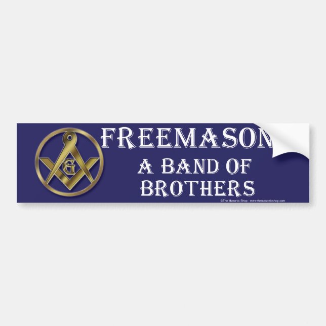 Masonic Band of Brothers Bumper Sticker (Front)