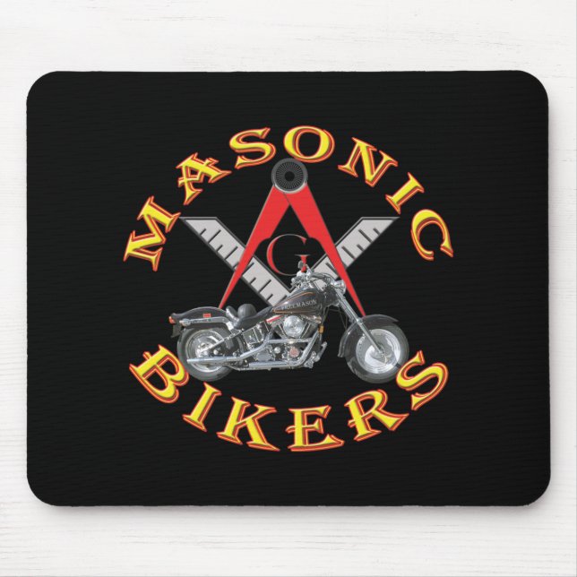 Masonic Bikers Mouse Pad (Front)