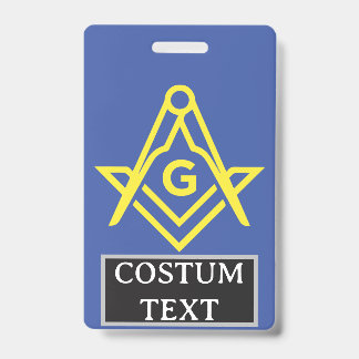 Masonic blue badge