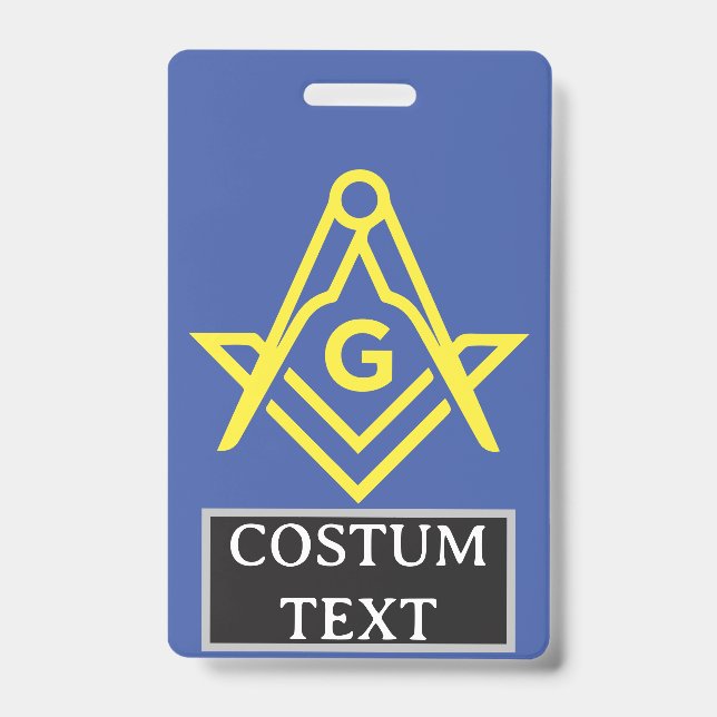 Masonic blue badge (Front)