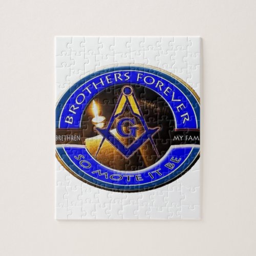 Masonic Brothers Jigsaw Puzzle