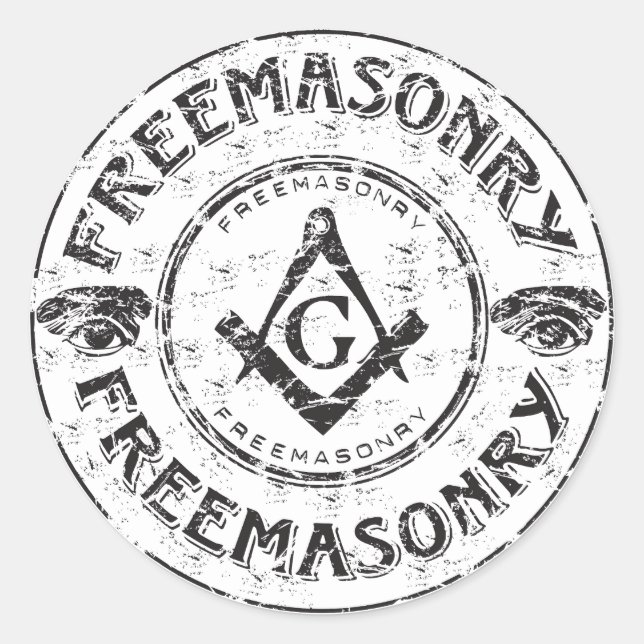 Masonic Bumper Sticker (Front)
