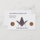 Masonic Business Card (Front/Back)