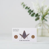 Masonic Business Card (Standing Front)