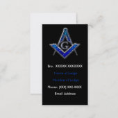 Masonic Business Card 2 (Front/Back)
