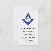 Masonic Business Card 4 (Front/Back)