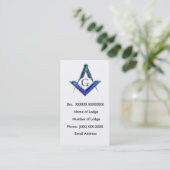 Masonic Business Card 4 (Standing Front)