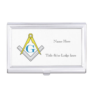 Masonic Business Card Case, personalized Case