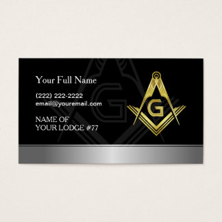 Masonic Business Cards & Templates | Zazzle