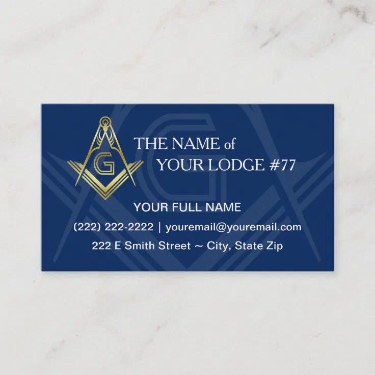 Masonic Id Card
