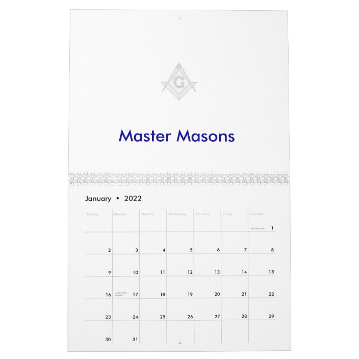 Masonic Calendar