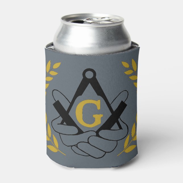Masonic Can Koozy Can Cooler (Can Front)