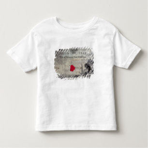 Masonic certificate, 1785 toddler t-shirt