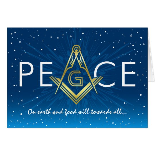 Masonic Christmas Cards | Freemasonry Holiday | Zazzle.com