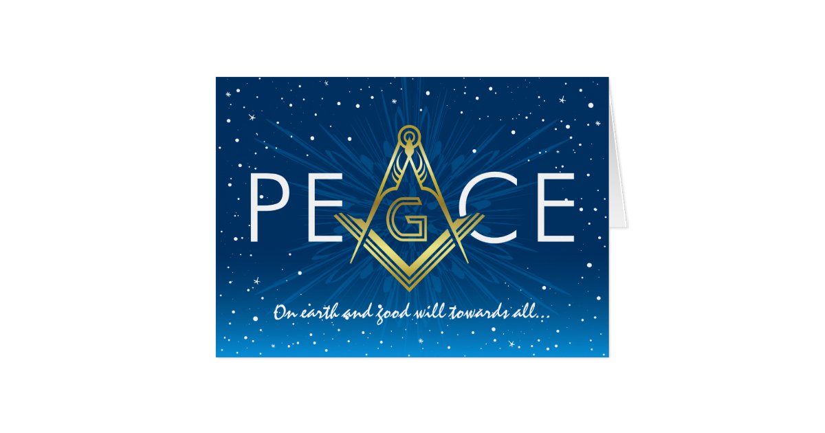 Masonic Christmas Cards | Freemasonry Holiday | Zazzle.com