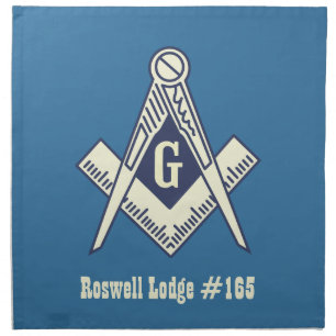 Masonic Cloth Napkins