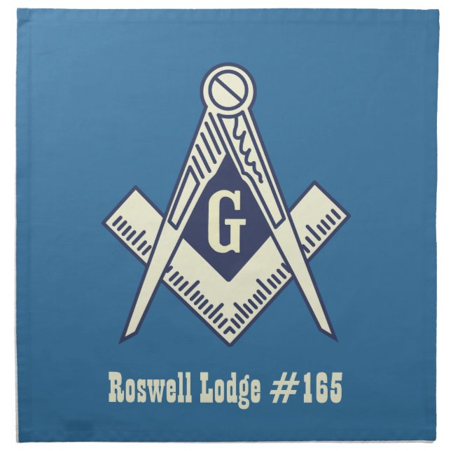 Masonic Cloth Napkins (Front)