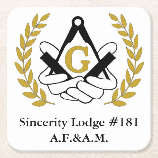 Masonic coasters