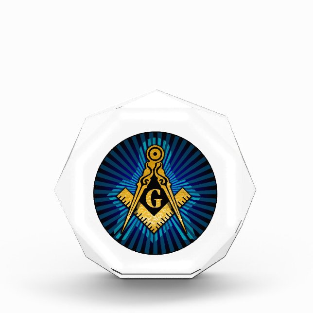 Masonic Compass and Square Award (Front)