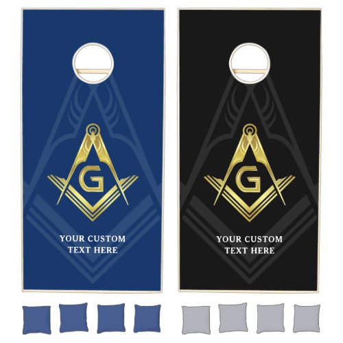 Masonic Cornhole Sets  Freemason Party Ideas