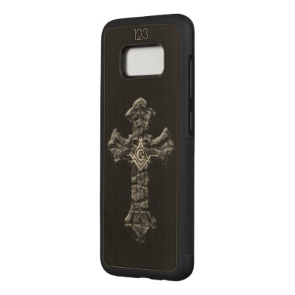 Masonic Cross Carved Samsung Galaxy S8 Case