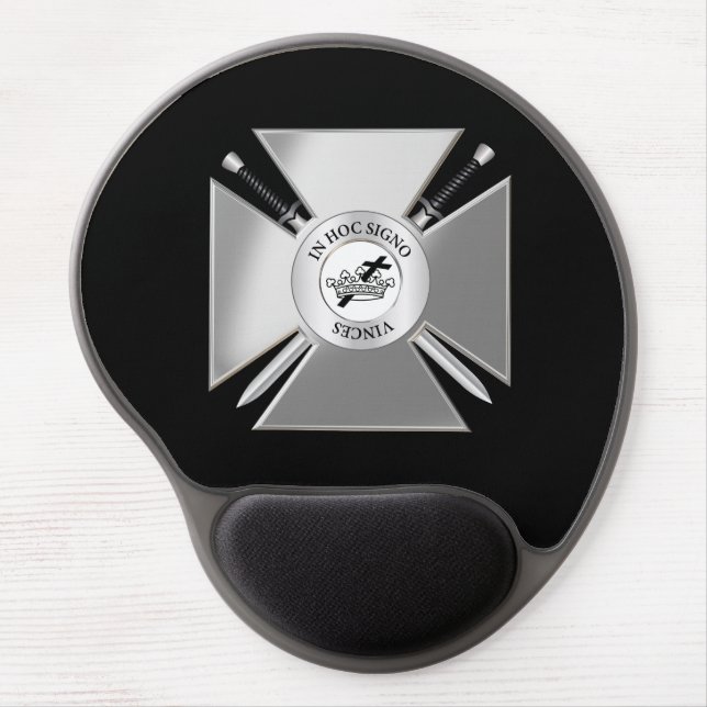 Masonic cross gel mouse pad (Front)