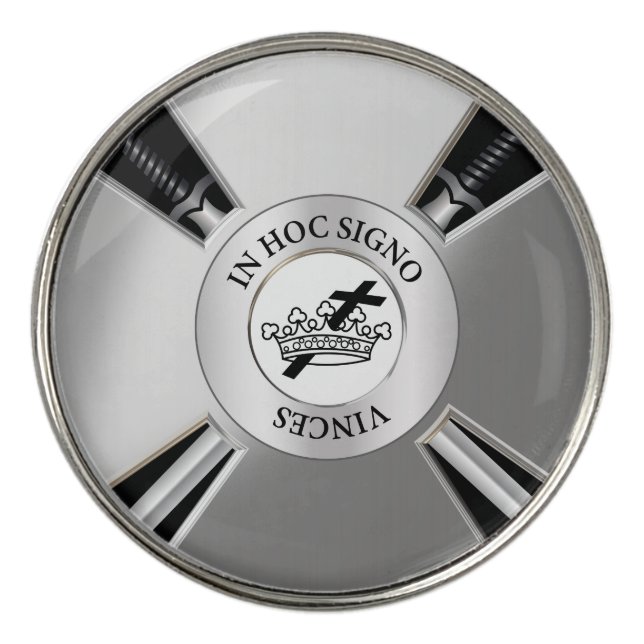 Masonic cross golf ball marker (Front)