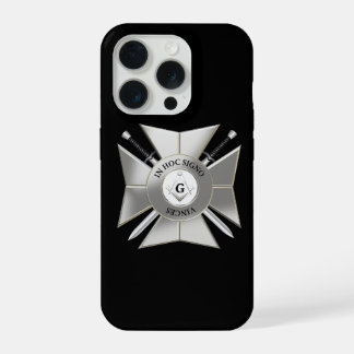 Masonic cross iPhone 15 pro case