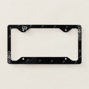 Masonic Cross License Plate Frame