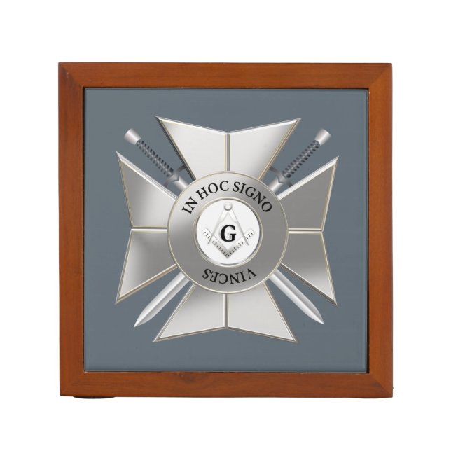 Masonic cross pencil holder (Front)