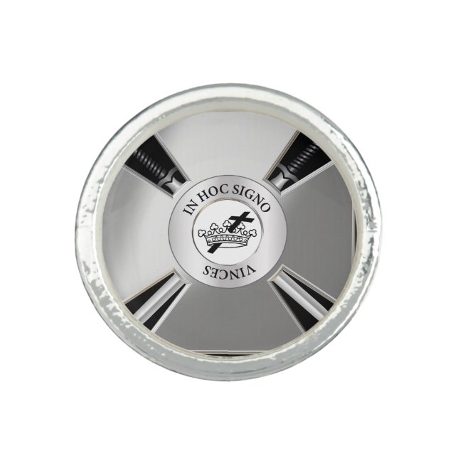 Masonic cross ring (Front)