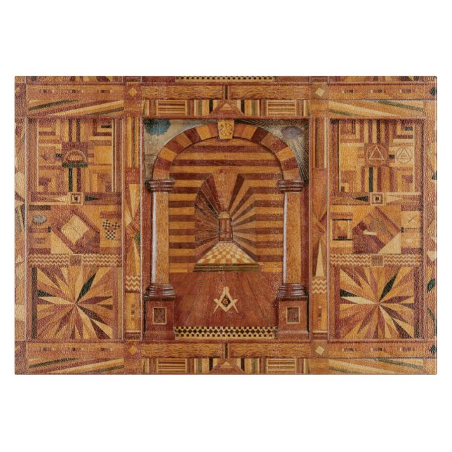 Masonic Cutting Board (Front)